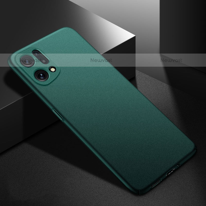 Hard Rigid Plastic Matte Finish Case Back Cover YK4 for Oppo Find X5 Pro 5G Green