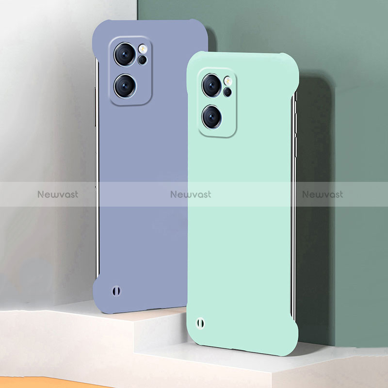 Hard Rigid Plastic Matte Finish Case Back Cover YK4 for Oppo Reno7 SE 5G