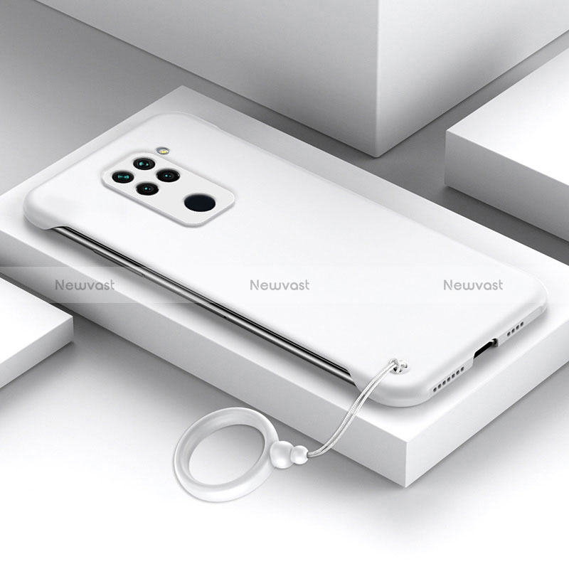 Hard Rigid Plastic Matte Finish Case Back Cover YK4 for Xiaomi Redmi Note 9 White