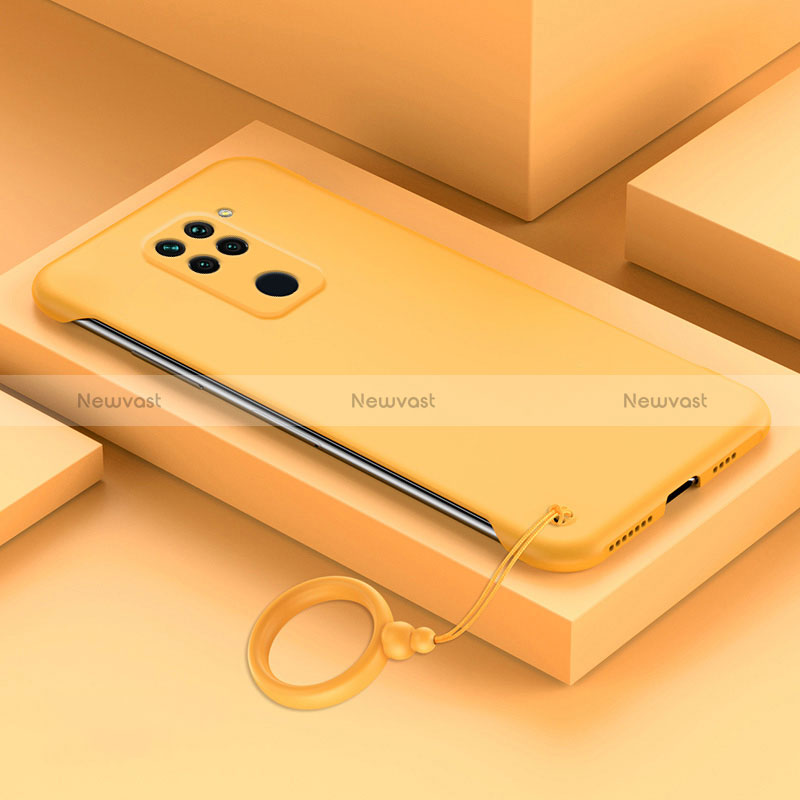 Hard Rigid Plastic Matte Finish Case Back Cover YK4 for Xiaomi Redmi Note 9 Yellow