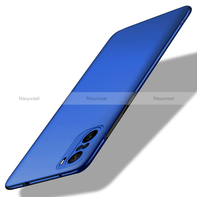 Hard Rigid Plastic Matte Finish Case Back Cover YK7 for Xiaomi Mi 11X Pro 5G Blue