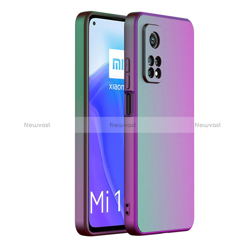 Hard Rigid Plastic Matte Finish Case Back Cover ZL1 for Xiaomi Mi 10T Pro 5G Purple