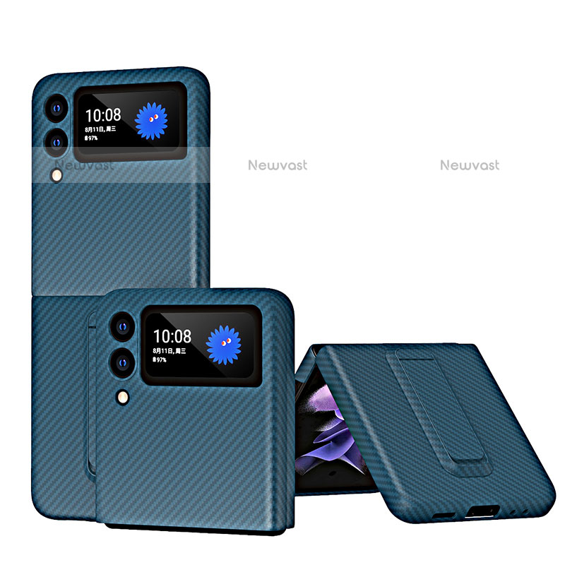 Hard Rigid Plastic Matte Finish Case Back Cover ZL2 for Samsung Galaxy Z Flip3 5G Green