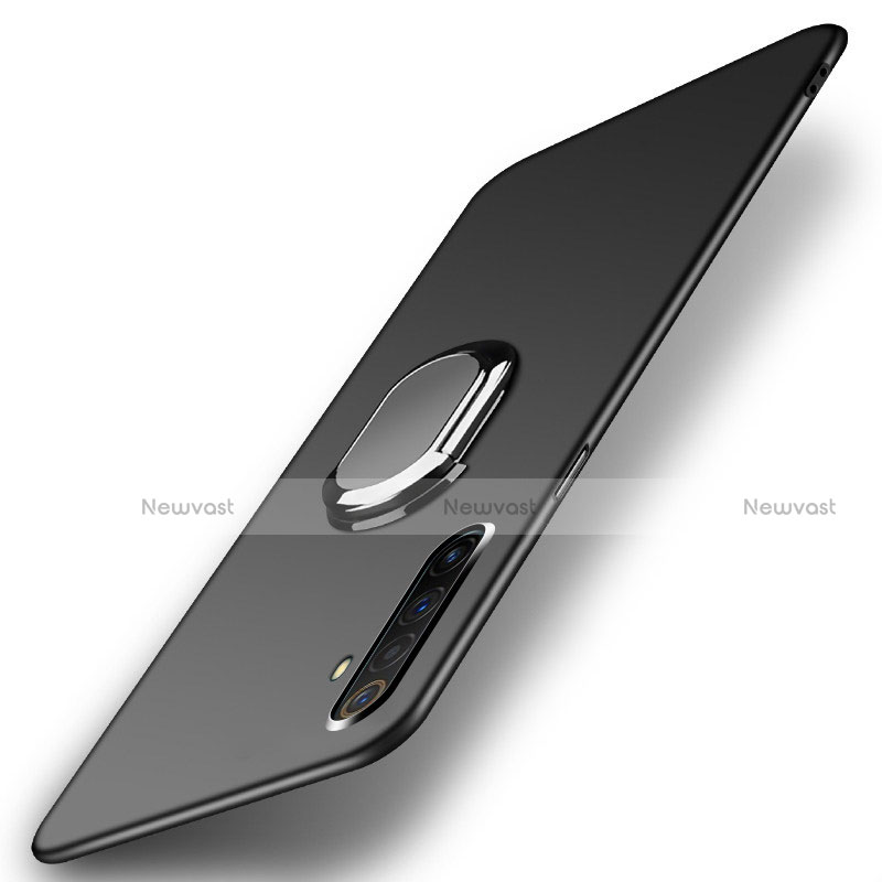 Hard Rigid Plastic Matte Finish Case Cover with Magnetic Finger Ring Stand P01 for Realme X50 Pro 5G