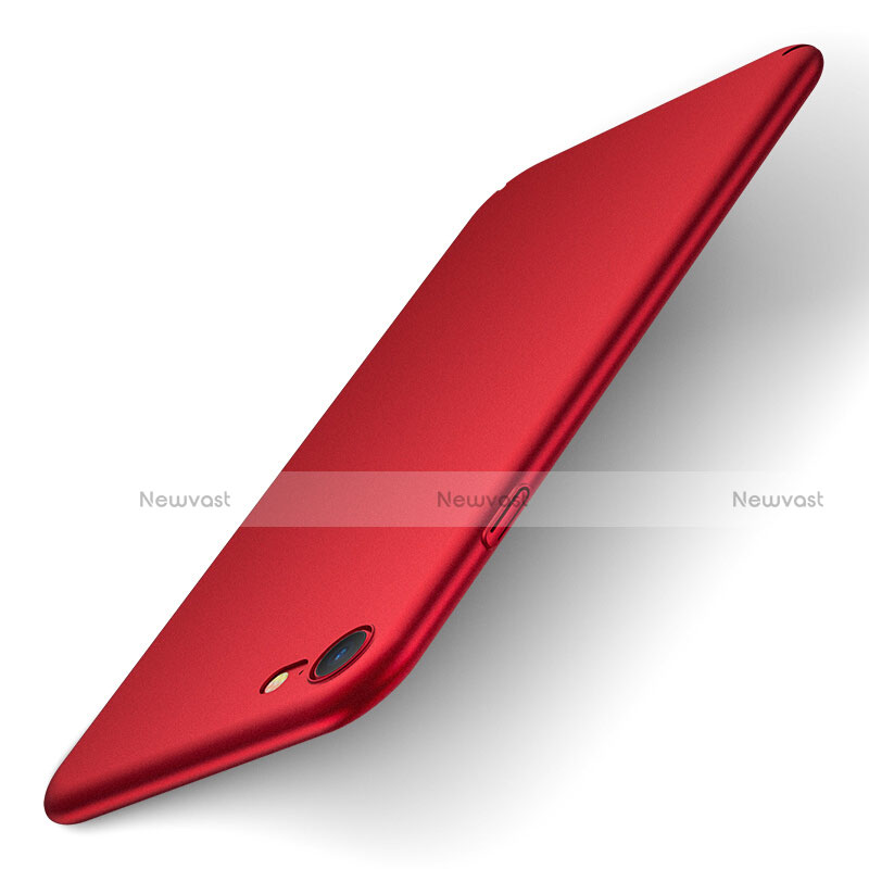Hard Rigid Plastic Matte Finish Case for Apple iPhone 7 Red