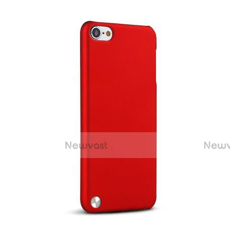Hard Rigid Plastic Matte Finish Case for Apple iPod Touch 5 Red