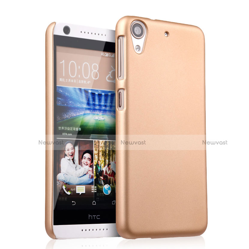 Hard Rigid Plastic Matte Finish Case for HTC Desire 626 Gold