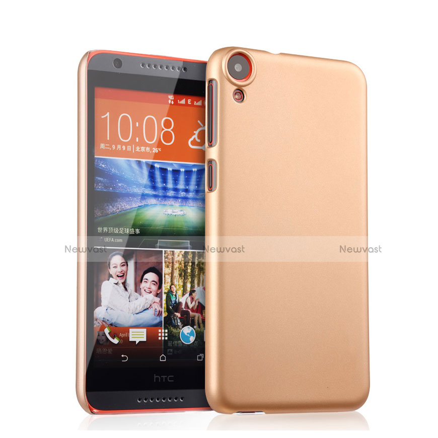 Hard Rigid Plastic Matte Finish Case for HTC Desire 820 Gold