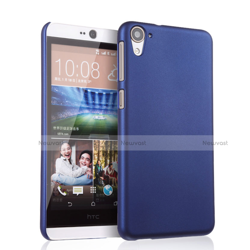 Hard Rigid Plastic Matte Finish Case for HTC Desire 826 826T 826W Blue