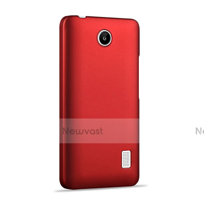 Hard Rigid Plastic Matte Finish Case for Huawei Ascend Y635 Red