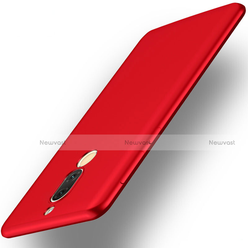 Hard Rigid Plastic Matte Finish Case for Huawei G10 Red