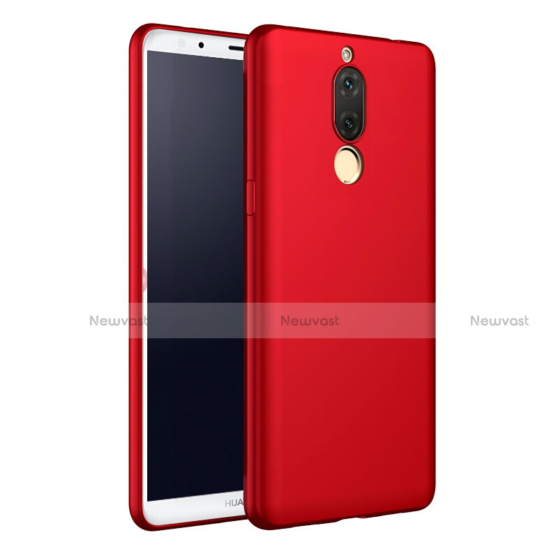 Hard Rigid Plastic Matte Finish Case for Huawei G10 Red