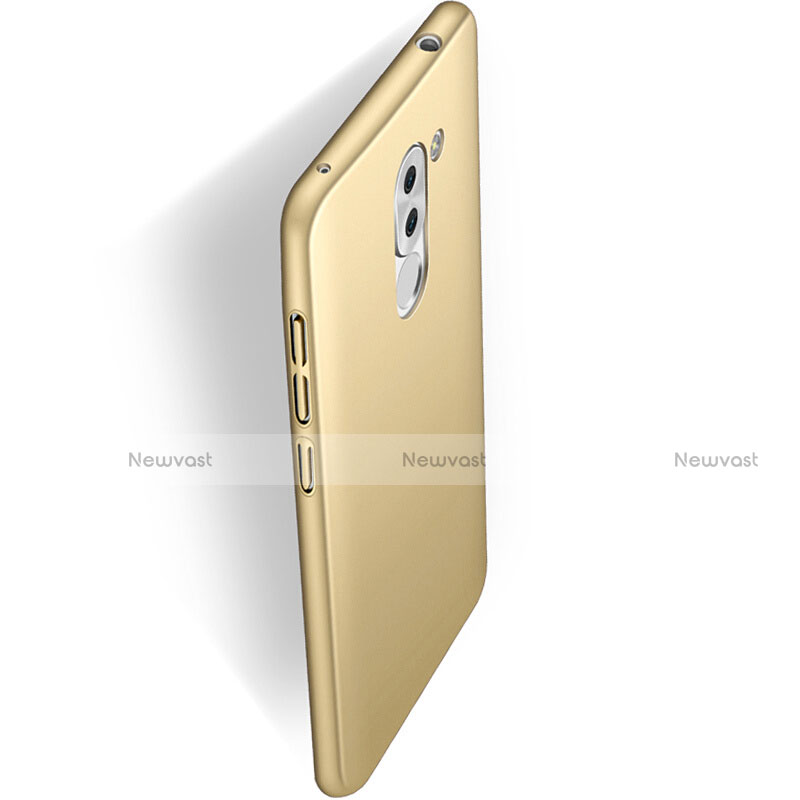 Hard Rigid Plastic Matte Finish Case for Huawei GR5 (2017) Gold
