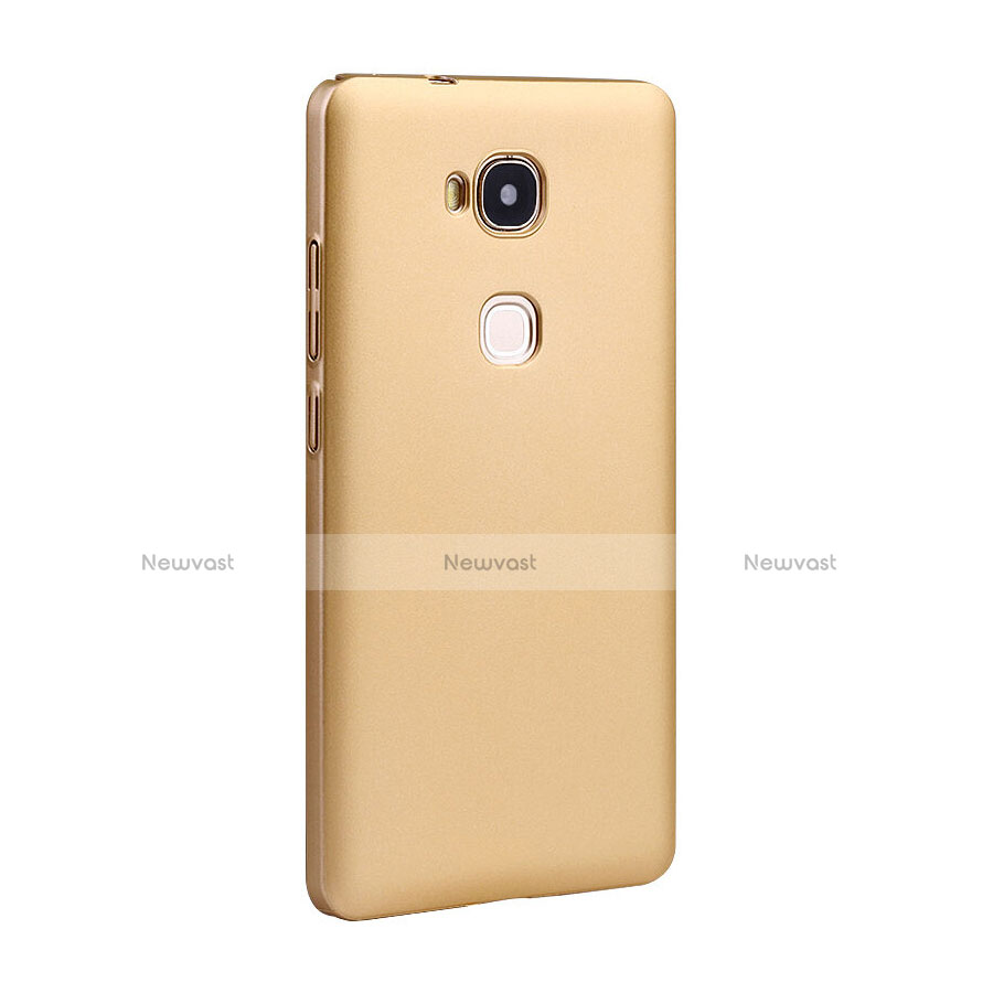 Hard Rigid Plastic Matte Finish Case for Huawei GR5 Gold