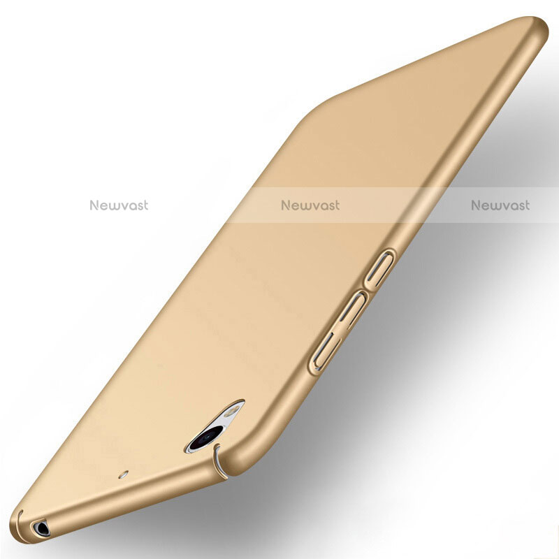 Hard Rigid Plastic Matte Finish Case for Huawei Honor 5A Gold