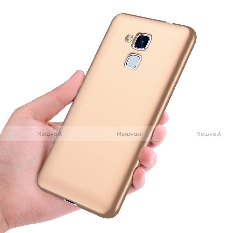 Hard Rigid Plastic Matte Finish Case for Huawei Honor 5C Gold