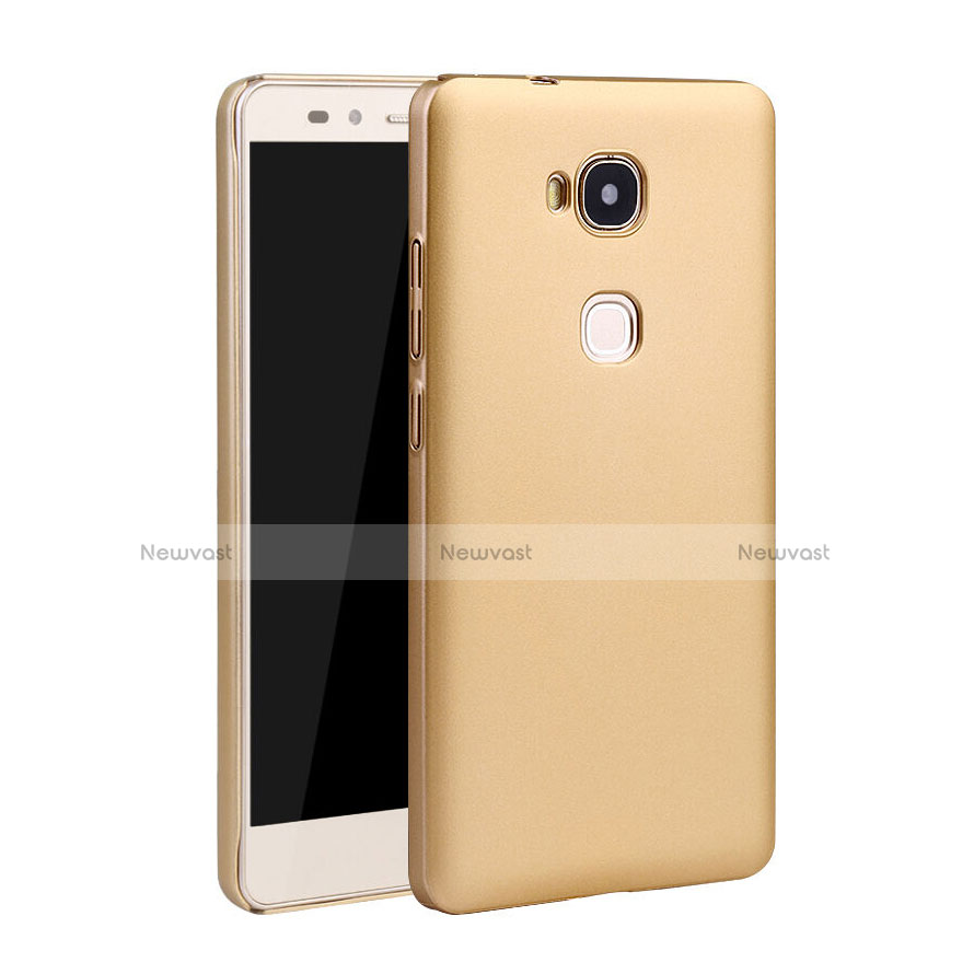 Hard Rigid Plastic Matte Finish Case for Huawei Honor 5X Gold