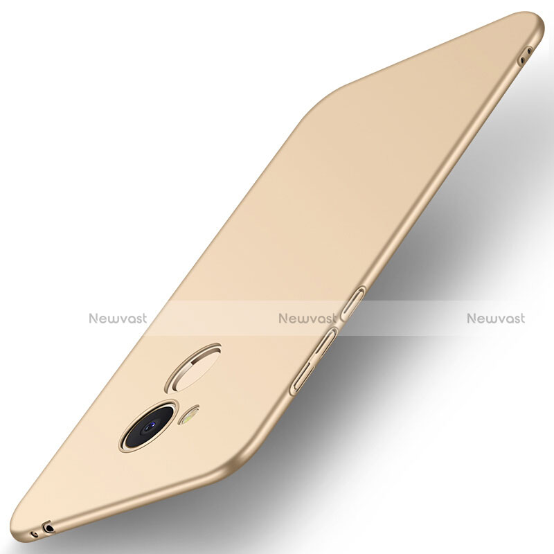 Hard Rigid Plastic Matte Finish Case for Huawei Honor 6C Pro Gold