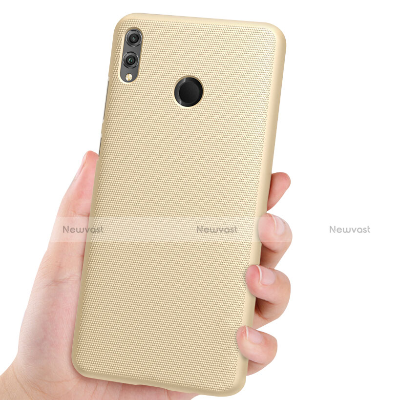 Hard Rigid Plastic Matte Finish Case for Huawei Honor 8X Max Gold