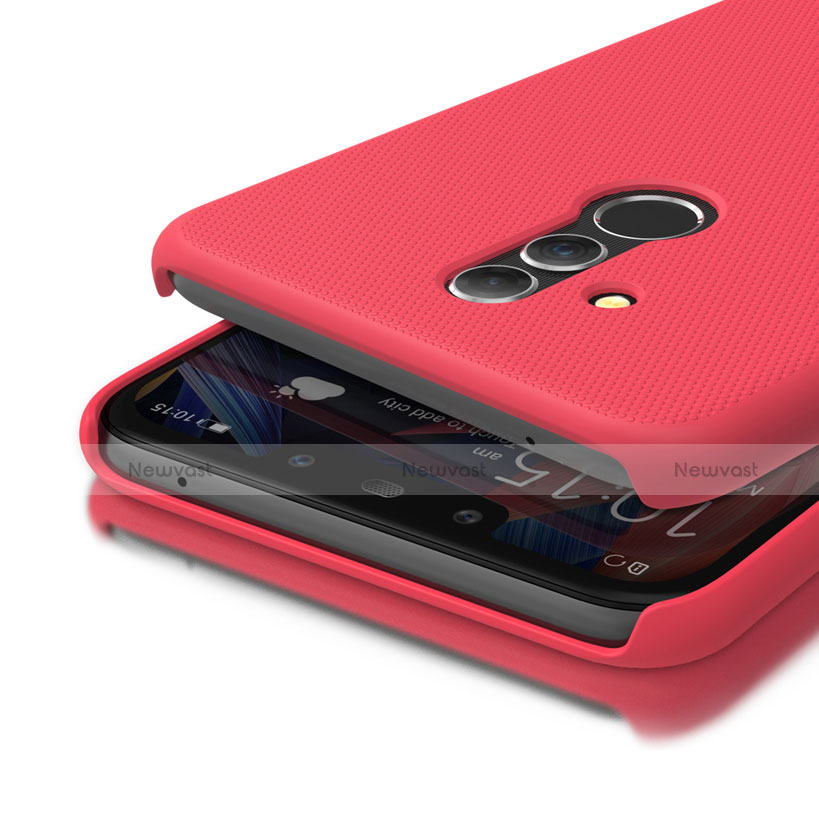 Hard Rigid Plastic Matte Finish Case for Huawei Mate 20 Lite Red