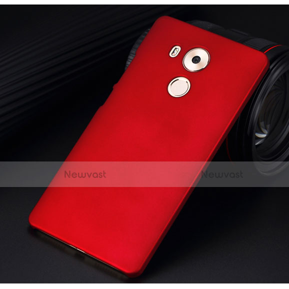 Hard Rigid Plastic Matte Finish Case for Huawei Mate 8 Red