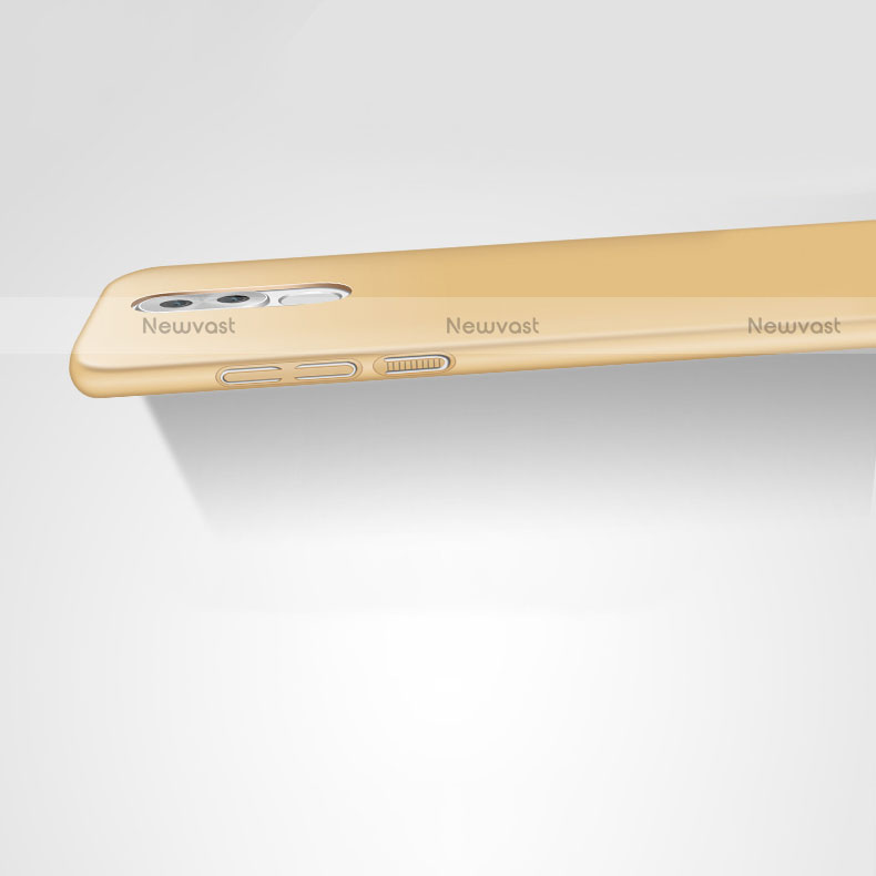 Hard Rigid Plastic Matte Finish Case for Huawei Mate 9 Lite Gold