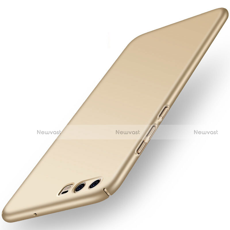 Hard Rigid Plastic Matte Finish Case for Huawei P10 Plus Gold