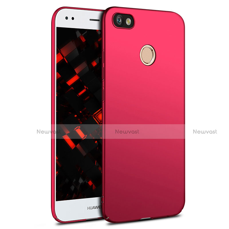 Hard Rigid Plastic Matte Finish Case for Huawei P9 Lite Mini Red