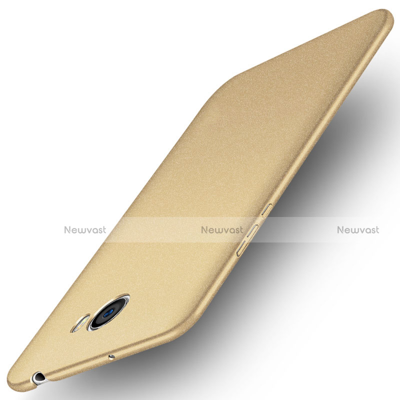 Hard Rigid Plastic Matte Finish Case for Huawei Y5 II Y5 2 Gold
