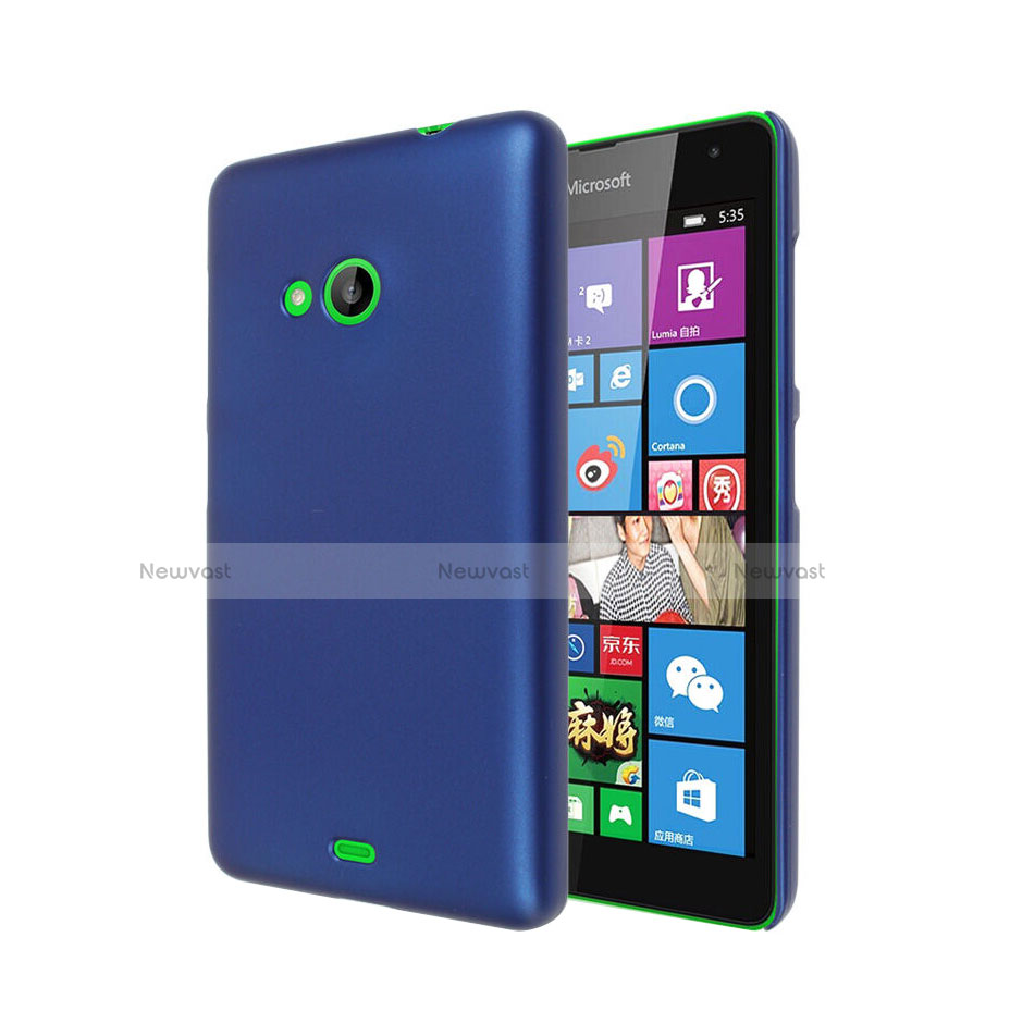 Hard Rigid Plastic Matte Finish Case for Microsoft Lumia 535 Blue