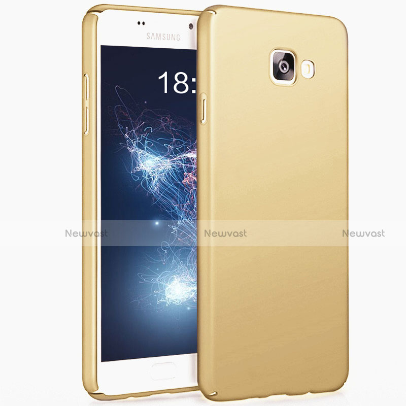 Hard Rigid Plastic Matte Finish Case for Samsung Galaxy A5 (2017) Duos Gold