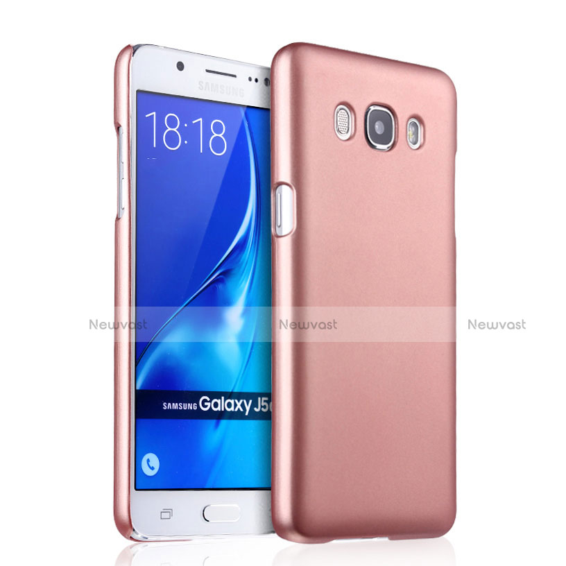 Hard Rigid Plastic Matte Finish Case for Samsung Galaxy J5 (2016) J510FN J5108 Rose Gold