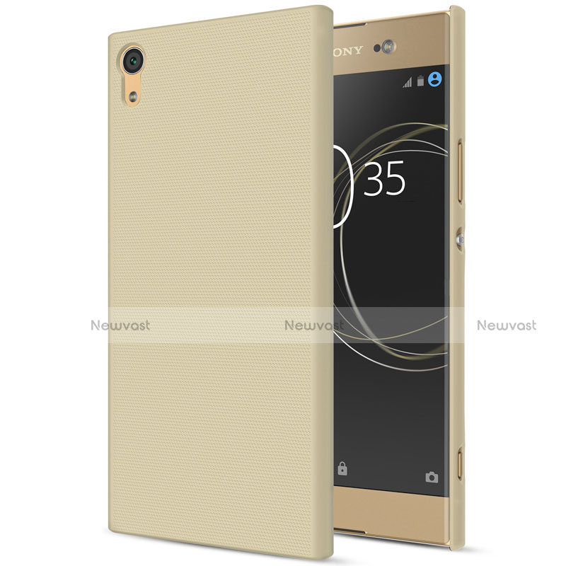 Hard Rigid Plastic Matte Finish Case for Sony Xperia XA1 Ultra Gold