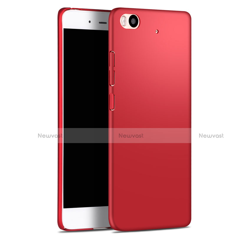 Hard Rigid Plastic Matte Finish Case for Xiaomi Mi 5S 4G Red