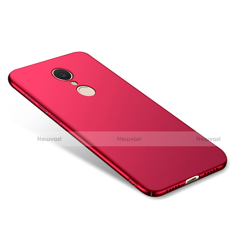 Hard Rigid Plastic Matte Finish Case for Xiaomi Redmi 5 Red