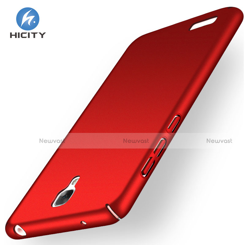 Hard Rigid Plastic Matte Finish Case for Xiaomi Redmi Note 4G Red