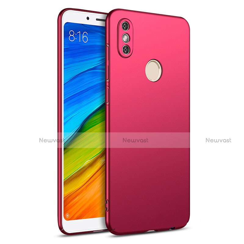 Hard Rigid Plastic Matte Finish Case for Xiaomi Redmi Note 5 AI Dual Camera Red