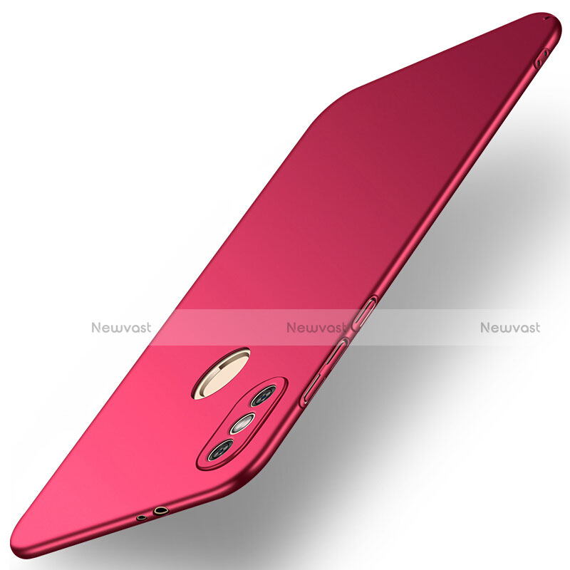 Hard Rigid Plastic Matte Finish Case for Xiaomi Redmi Note 5 AI Dual Camera Red