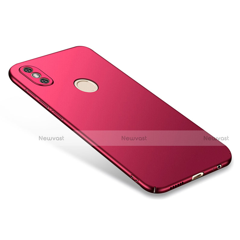 Hard Rigid Plastic Matte Finish Case for Xiaomi Redmi Note 5 Pro Red