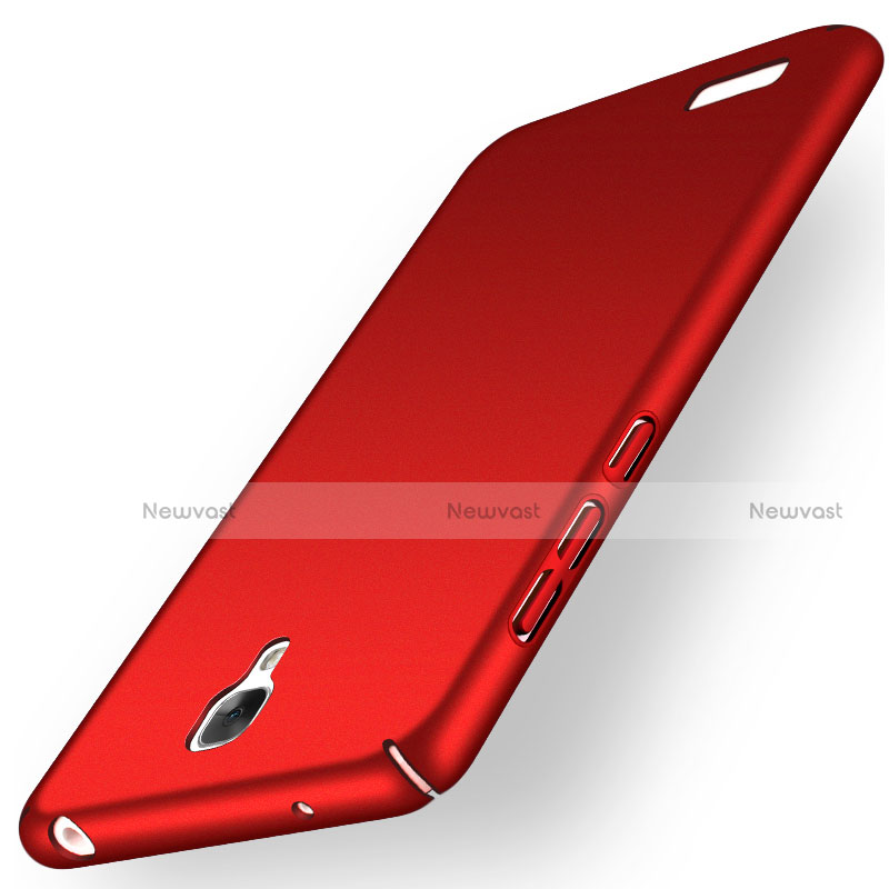 Hard Rigid Plastic Matte Finish Case for Xiaomi Redmi Note Prime Red