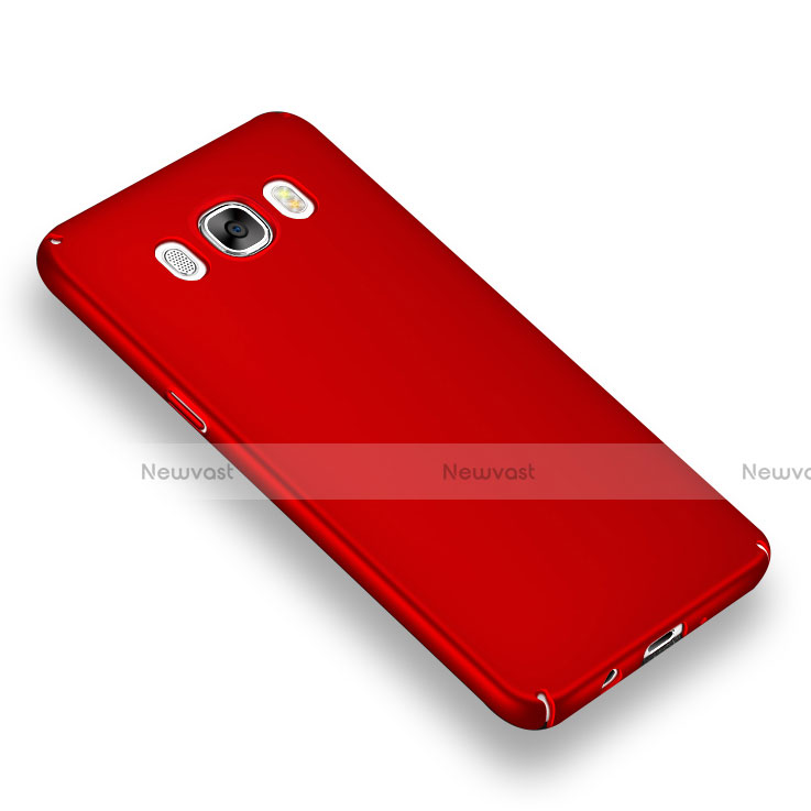 Hard Rigid Plastic Matte Finish Case M01 for Samsung Galaxy J7 (2016) J710F J710FN Red