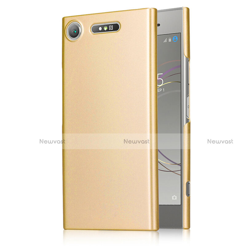 Hard Rigid Plastic Matte Finish Case M01 for Sony Xperia XZ1 Gold