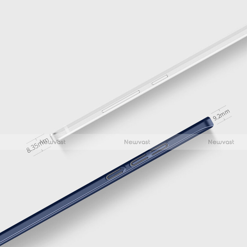 Hard Rigid Plastic Matte Finish Case M01 for Xiaomi Redmi Note 4X High Edition Blue
