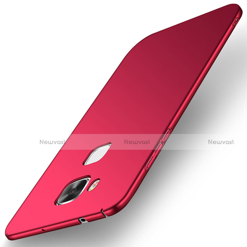 Hard Rigid Plastic Matte Finish Case M02 for Huawei GX8 Red