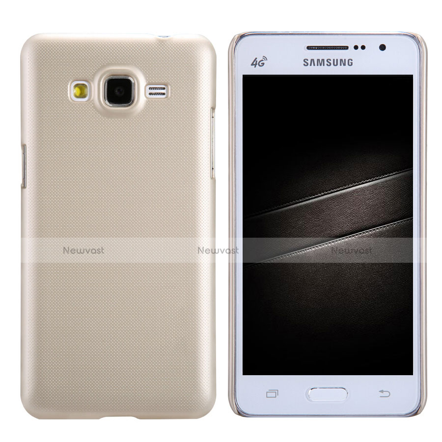 Hard Rigid Plastic Matte Finish Case M02 for Samsung Galaxy Grand Prime SM-G530H Gold