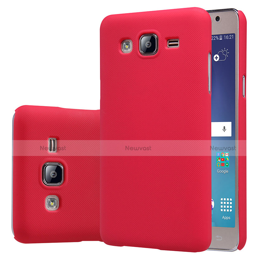 Hard Rigid Plastic Matte Finish Case M02 for Samsung Galaxy On5 G550FY Red