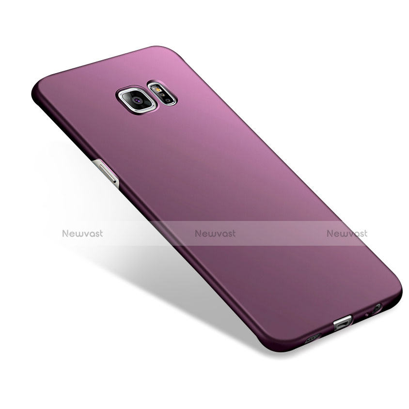Hard Rigid Plastic Matte Finish Case M02 for Samsung Galaxy S6 Edge+ Plus SM-G928F Purple