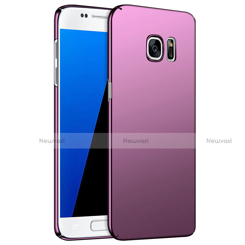 Hard Rigid Plastic Matte Finish Case M02 for Samsung Galaxy S7 G930F G930FD Purple
