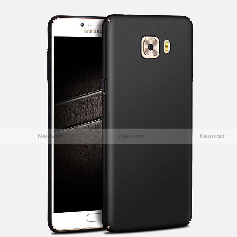Hard Rigid Plastic Matte Finish Case M03 for Samsung Galaxy C7 Pro C7010 Black