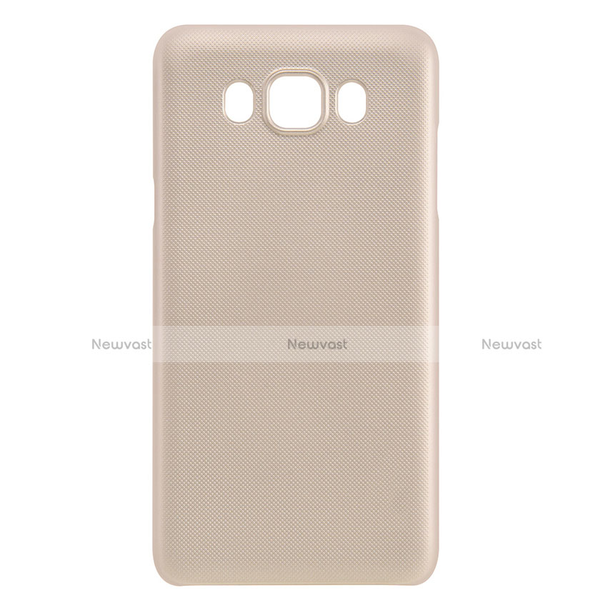 Hard Rigid Plastic Matte Finish Case M03 for Samsung Galaxy J7 (2016) J710F J710FN Gold